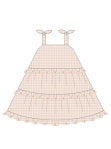 Rylee & Cru - Ruffled Swing Dress - Petal Gingham (Lindsay Arnold Collection)