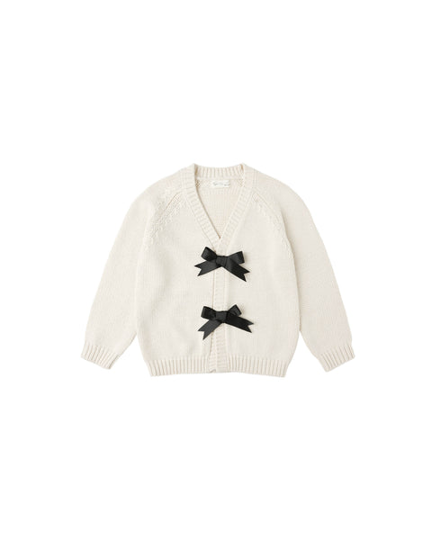 Rylee + Cru - Bow Cardigan - Natural