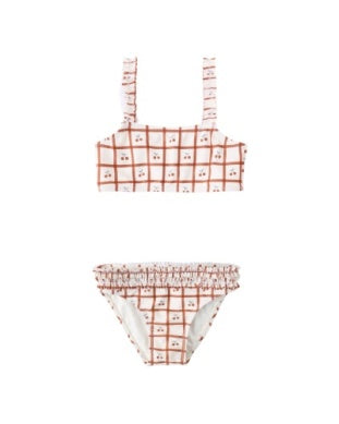 Rylee & Cru - Rouched Bikini - Cherry Check