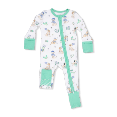 Angel Dear - 2 Way Zipper Romper - Country Club Dogs