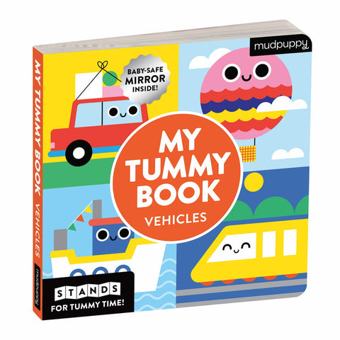 Mudpuppy - Tummy Time Book - Vehicles