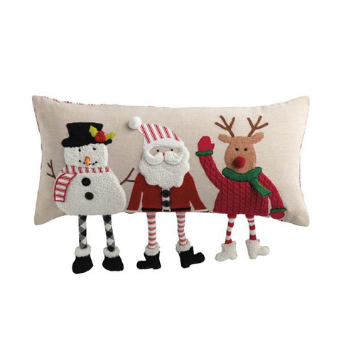 Mud Pie - Christmas Dangle Leg Pillow