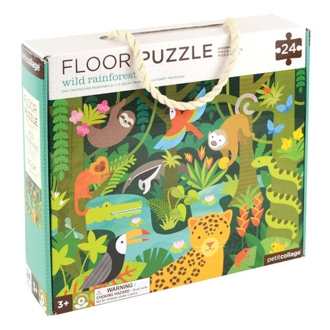 Petit Collage - Floor Puzzle - Wild Rainforest