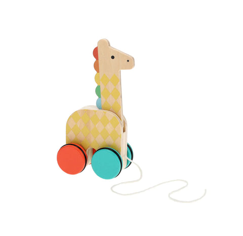 Petit Collage - Wooden Pull Toy - Giraffe