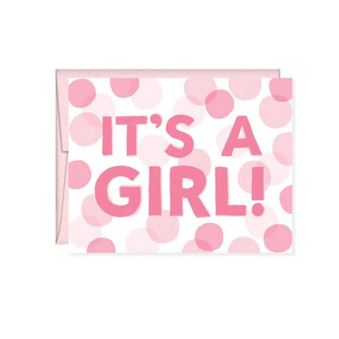 Pen & Paint - Baby Shower Card - It's A Girl