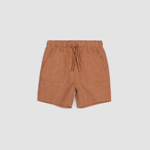 Miles The Label - Woven Shorts - Camel