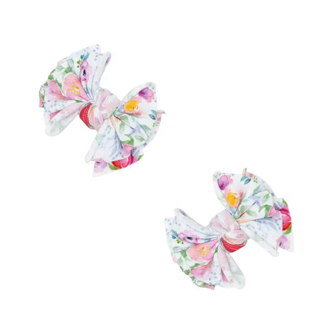 Baby Bling - 2PK Printed Baby FAB Clips - Meadow