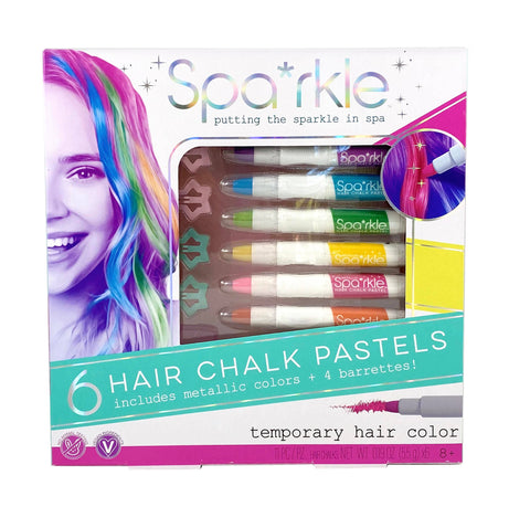 Bright Stripes - Sparkle Hair Pastels And Barrettes