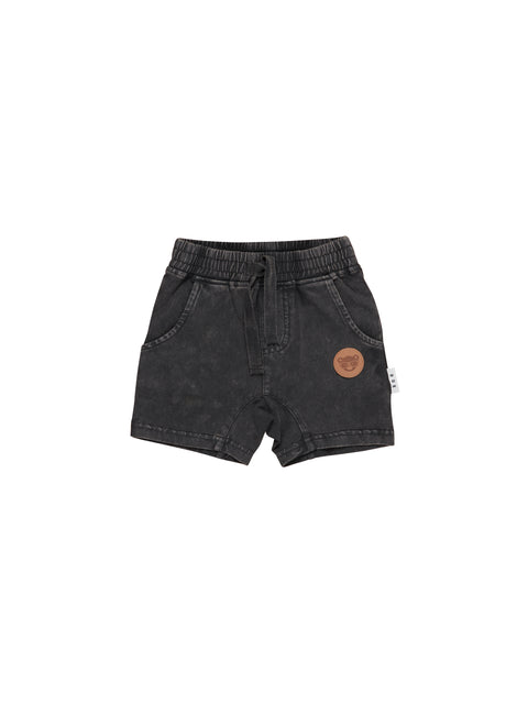 Huxbaby - Slouch Shorts - Black Vintage