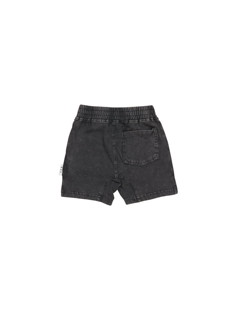 Huxbaby - Slouch Shorts - Black Vintage