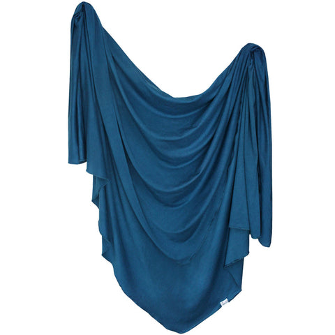 Copper Pearl - Knit Swaddle Blanket - River
