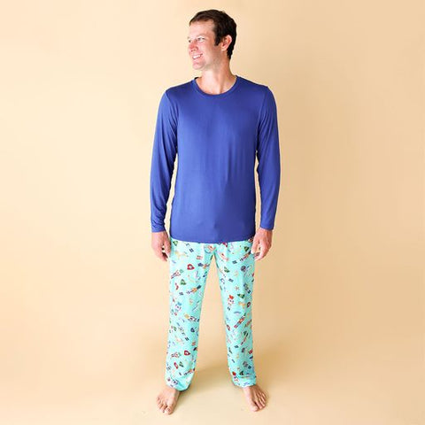Posh Peanut - Men's Long Sleeve Pajama Set - Fritz