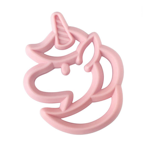 Itzy Ritzy - Silicone Teether - Light Pink Unicorn