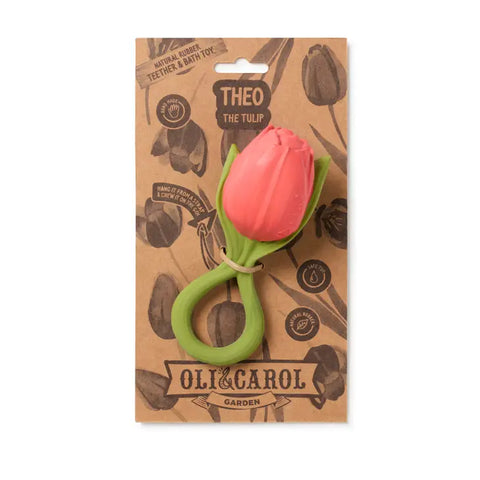 Oli & Carol - Teether - Theo The Tulip