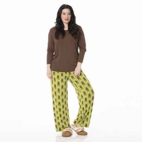 Kickee Pants - Women's Loosey Goosey Pajama Set - Meadow Bad Moose
