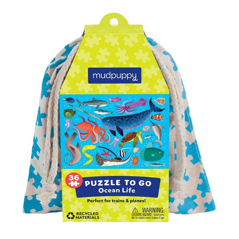 Mudpuppy - Puzzle To Go - Ocean Life