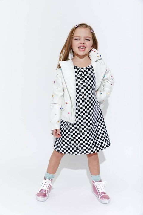 Lola & The Boys - Skater Princess Checkered Dress