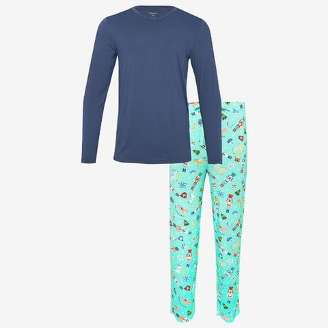 Posh Peanut - Men's Long Sleeve Pajama Set - Fritz